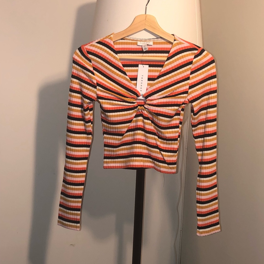 😀HOST PICK😀TOPSHOP Ribbed Top - Picture 3 of 5